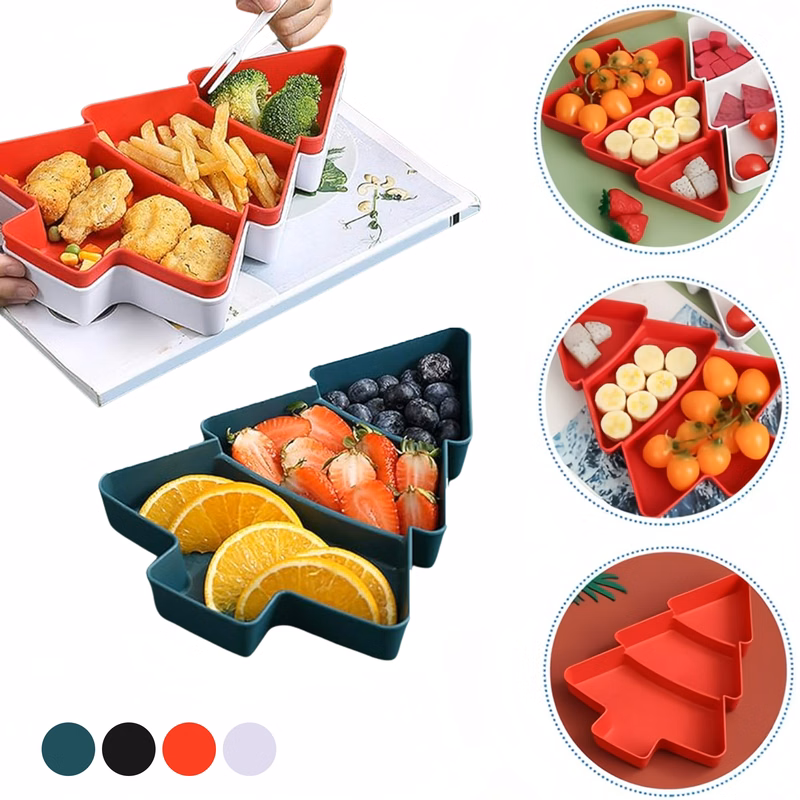 Christmas Tree Snack Serving Tray