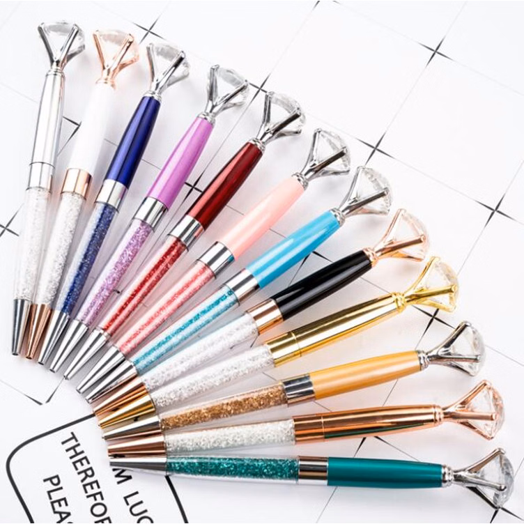 Diamond Pen with Crystal Penhold