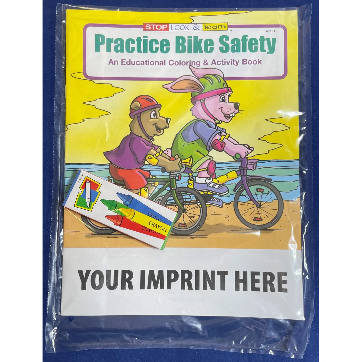 COLORING SET - Practice Bike Safety Coloring Book Fun Pack 1