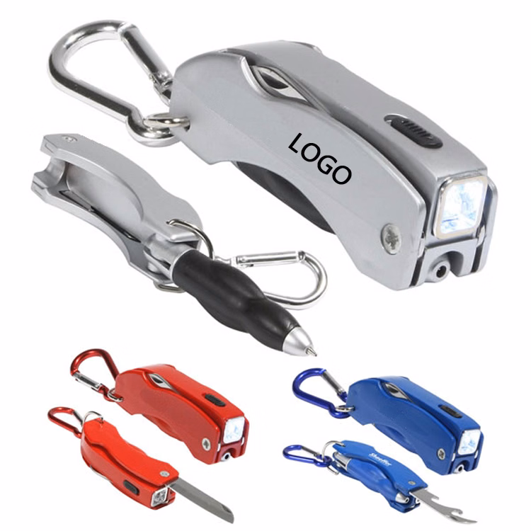 Multi Tools Pen Keychain With Carabiner