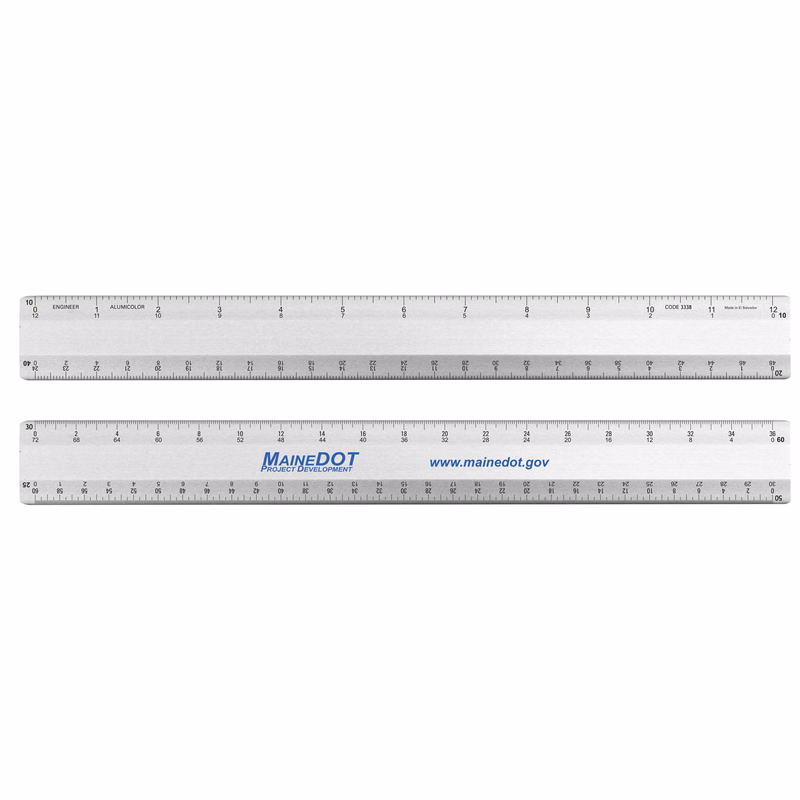 12" 4-Bevel Double-Calibration Engineer Scale