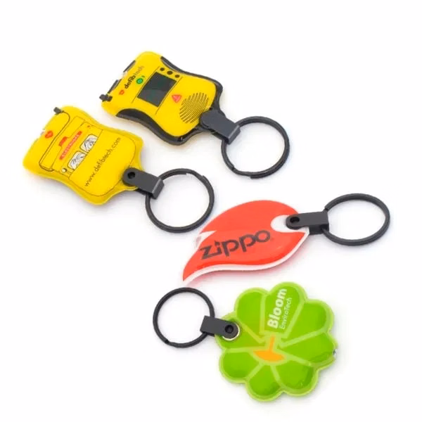 Custom PVC LED Flashlight Keychain