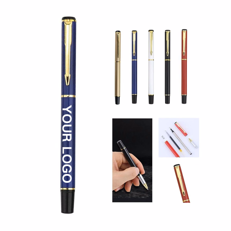 Metal Ballpoint Pen with Polished Multi Layer Finish