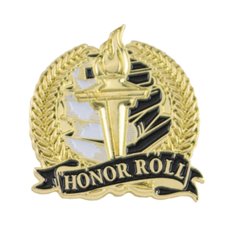 Academic Lapel Pin- Honor Roll (1-1/8") 1