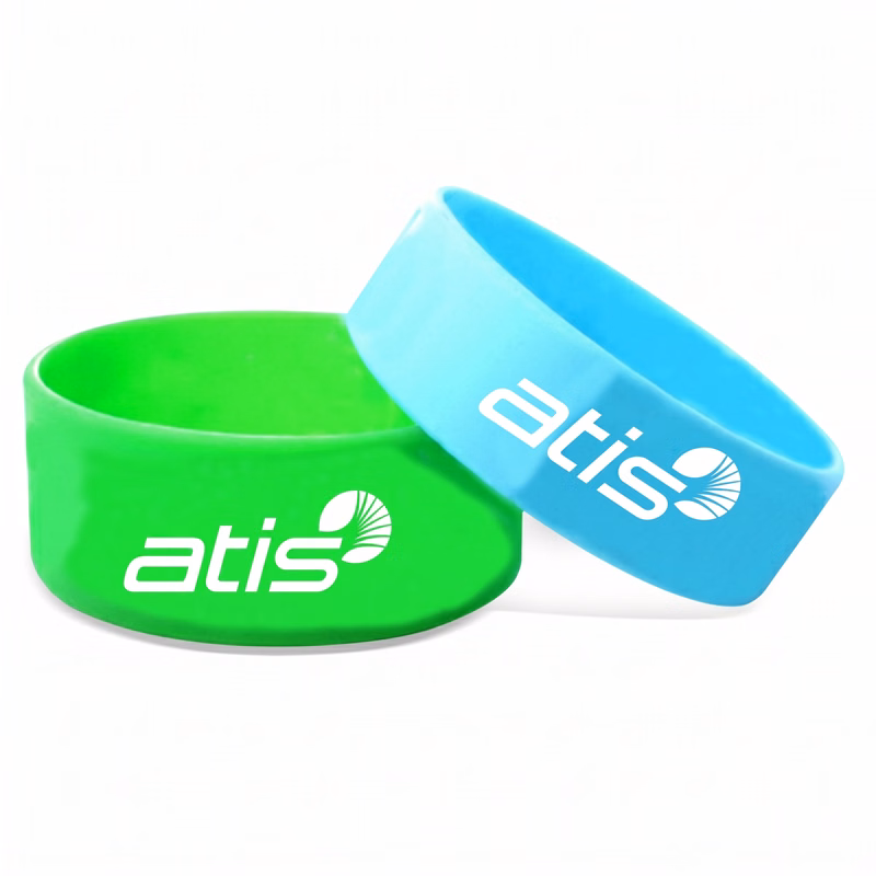 Custom Silicone Bracelet 1" Thickness