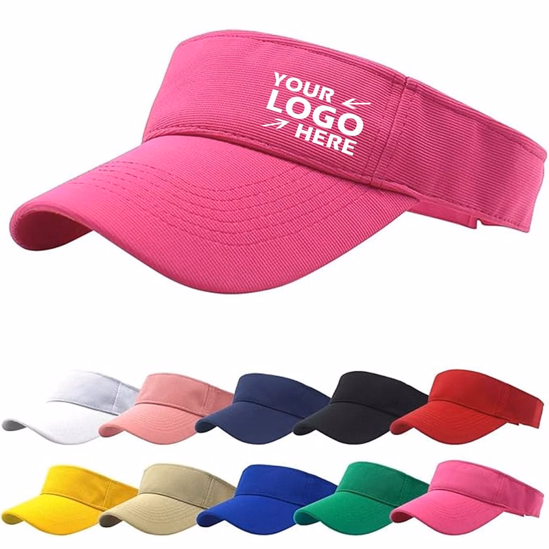 Custom Premium Cotton Adjustable Sports Sun Visor
