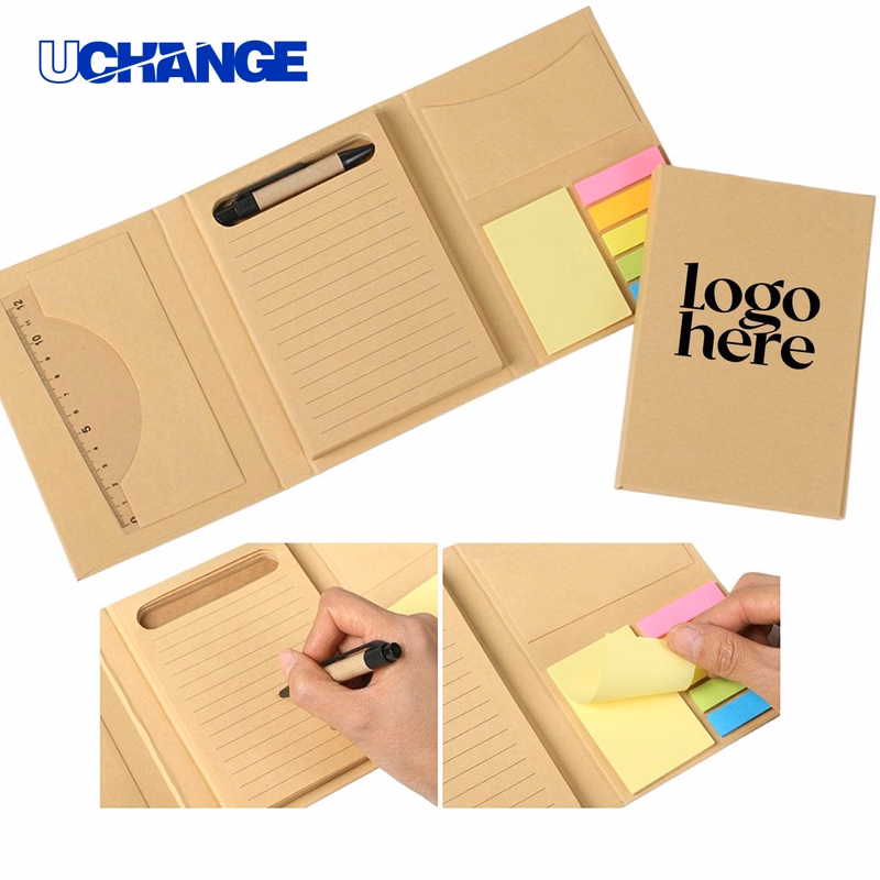 Study Multi-Functional Sticky Notebook Journal with Pen