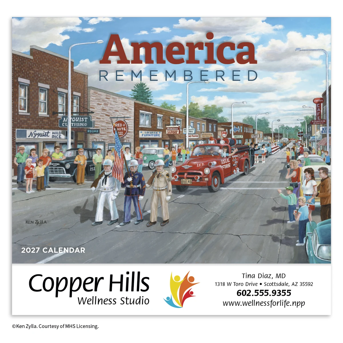 HotLine® Products America Remembered Appointment Calendar - Stapled 1