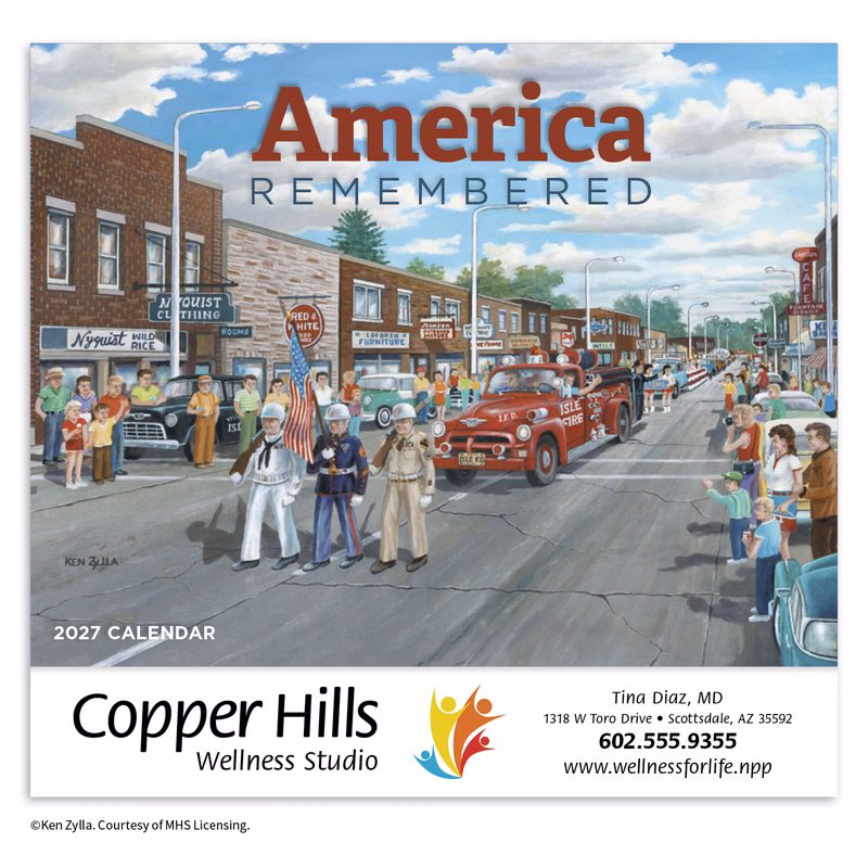 HotLine® Products America Remembered Appointment Calendar - Stapled