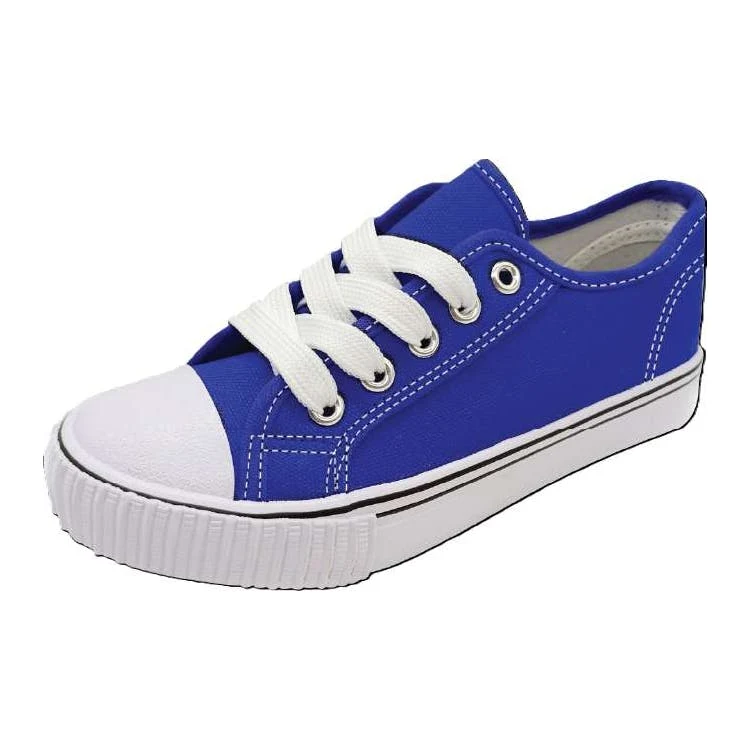 Big Boys Canvas Sneakers - Royal Blue Size 5-7 1