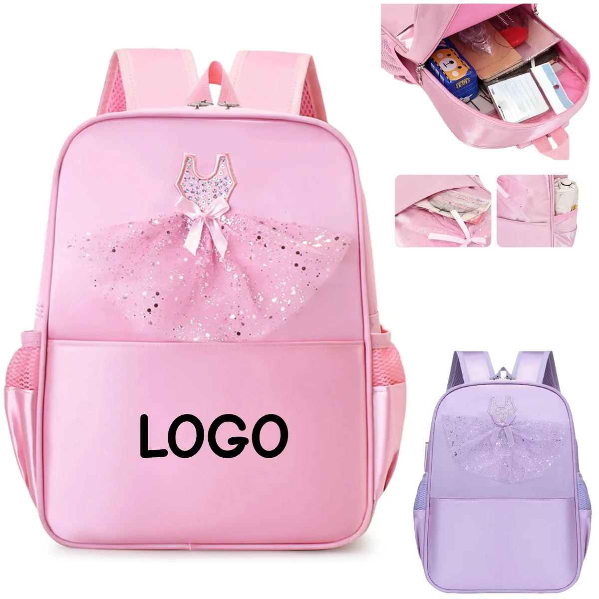 Kids Ballet Backpack Dance School Bag 1