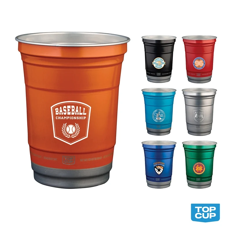 Top Cup™ 16 oz. Recycled Aluminum Stadium Cup 1