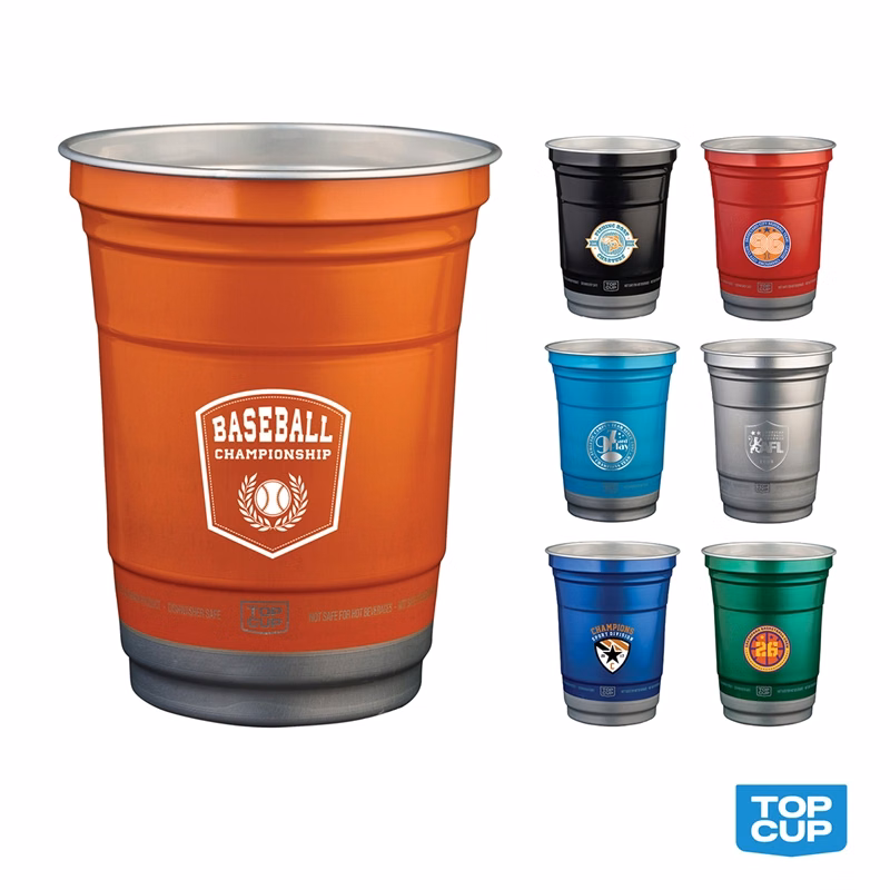 Top Cup™ 16 oz. Recycled Aluminum Stadium Cup