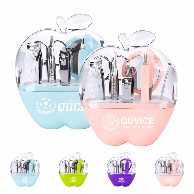 Apple Shaped Nail Care Set (9 Pcs)
