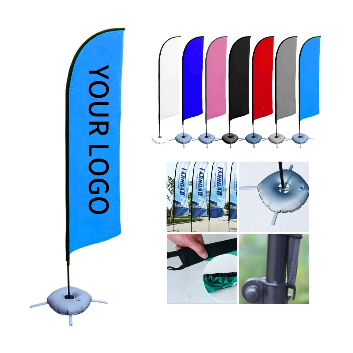 Customizable Outdoor Feather Flag 1