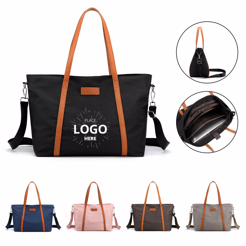 Compartmentalized Laptop Shoulder Bag
