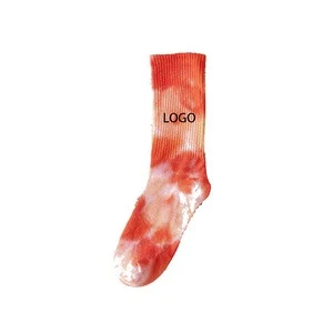 Tie Dye Color Mid Tube Socks 1