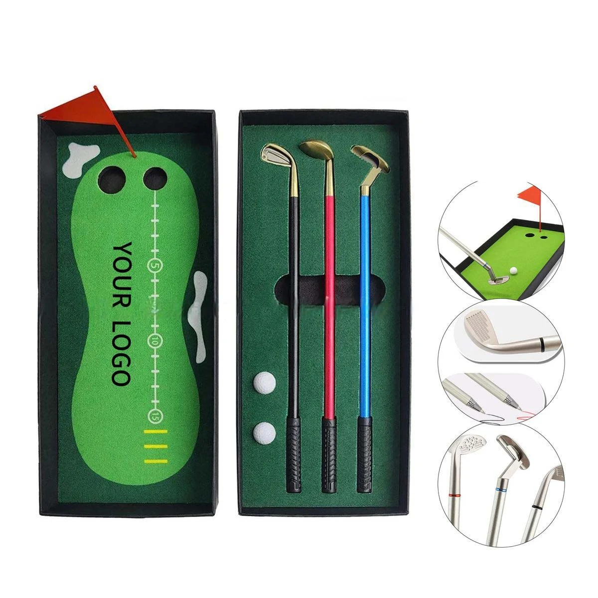 Mini Golf Course Gift Set with Pen 1