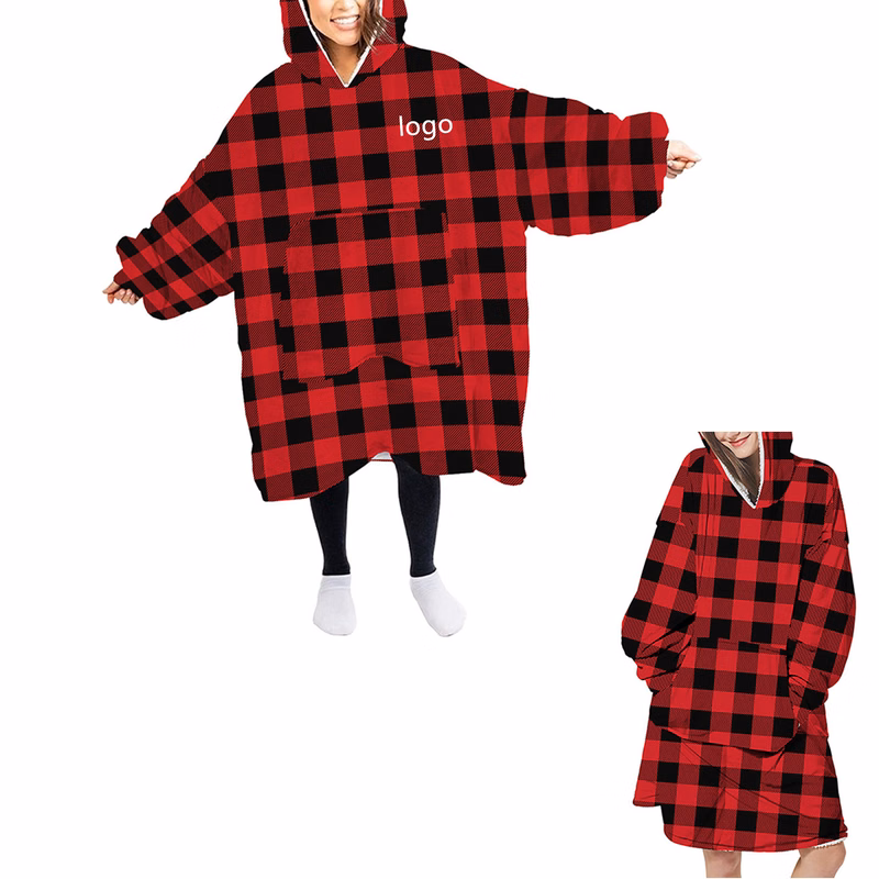 Oversized Blanket Hoodie Sweatshirt