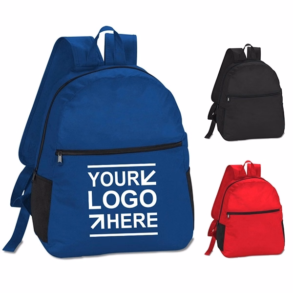 Travel backpacks with zipper pocket