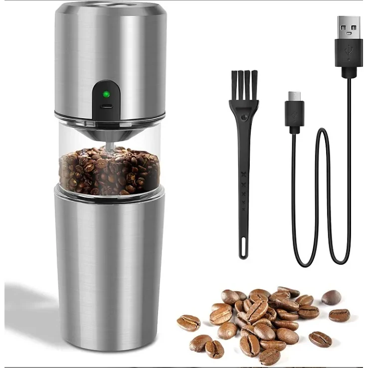 3 In 1 Electric Coffee Grinder Filter Cup 1