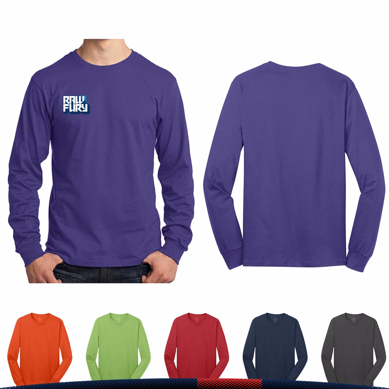 Port & Company® Men's Long Sleeve Cotton T-Shirts