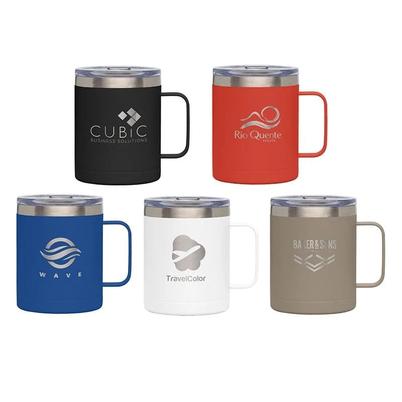 Glamping - 14 oz. Double-Wall Stainless Mug - Laser 1