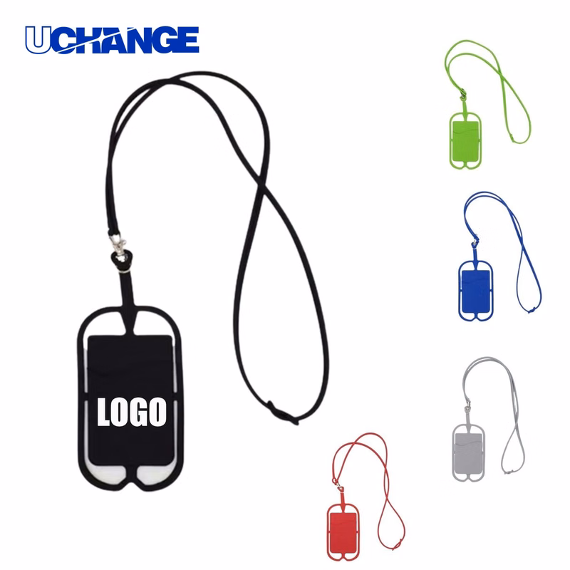 Flexible Phone Holder with Silicone Neck Strap