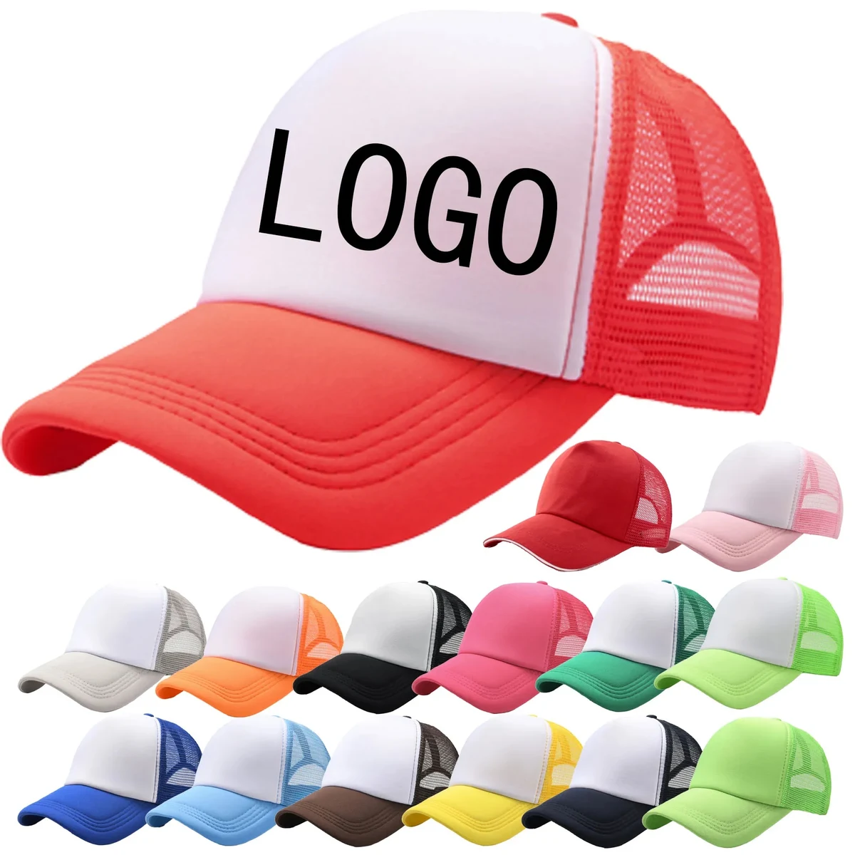 Canvas Mesh-Back Hat 1