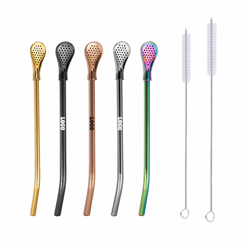 Stainless Steel Spoon Straw