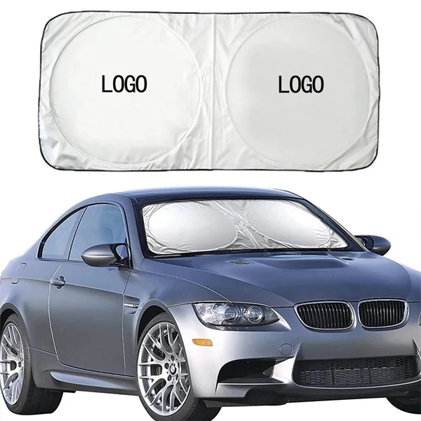 Custom Foldable Car Sunshade UV Protection UPF50+ — Multi Size Windshield Heat Shield 1