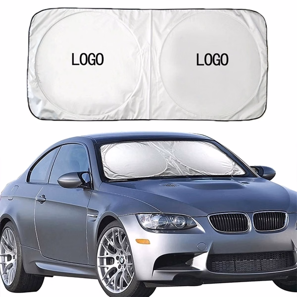 Custom Foldable Car Sunshade UV Protection UPF50+ — Multi Size Windshield Heat Shield
