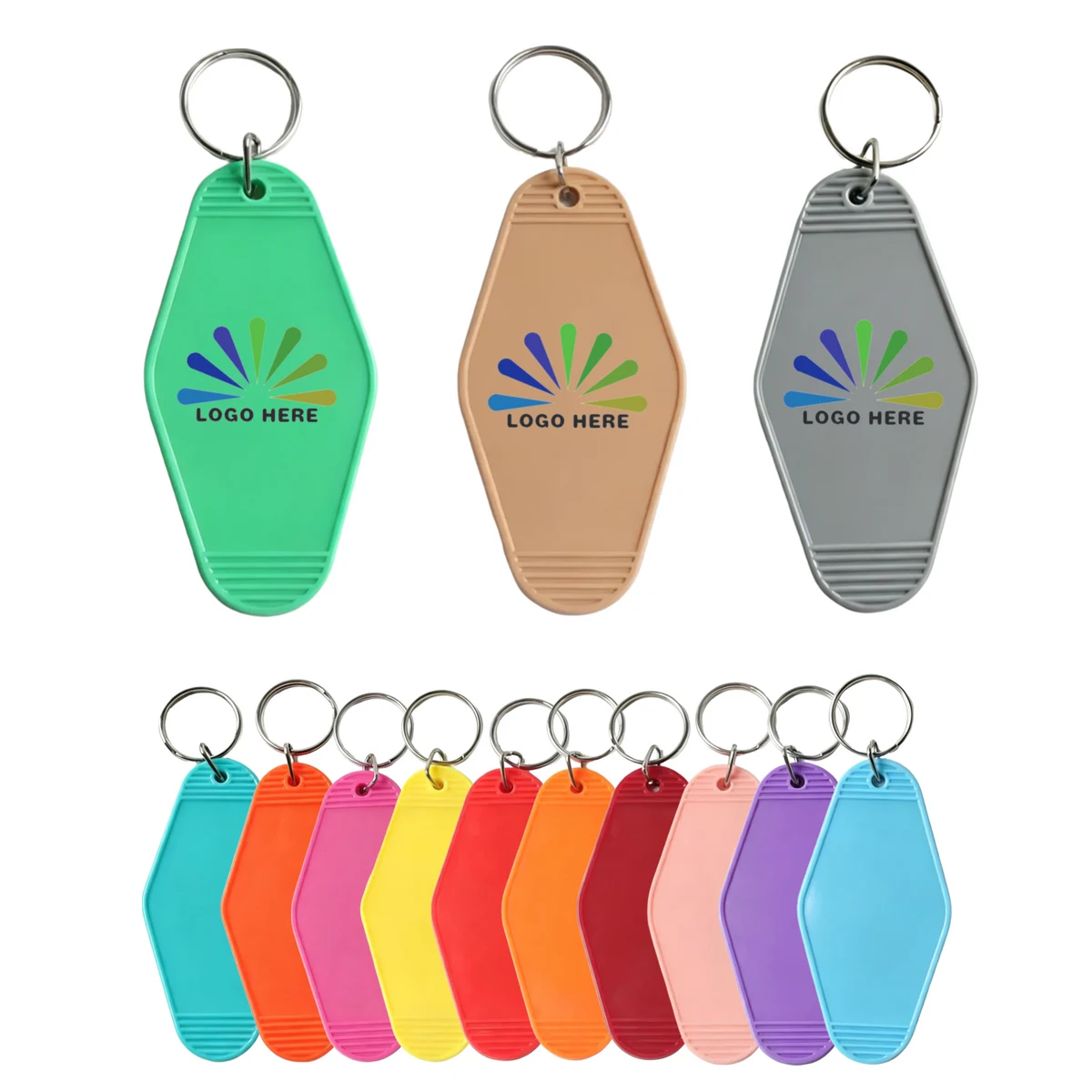 Hotel Keychain With Key Rings 1