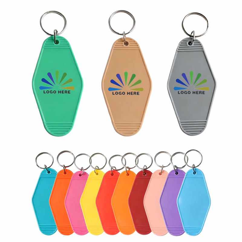 Hotel Keychain With Key Rings