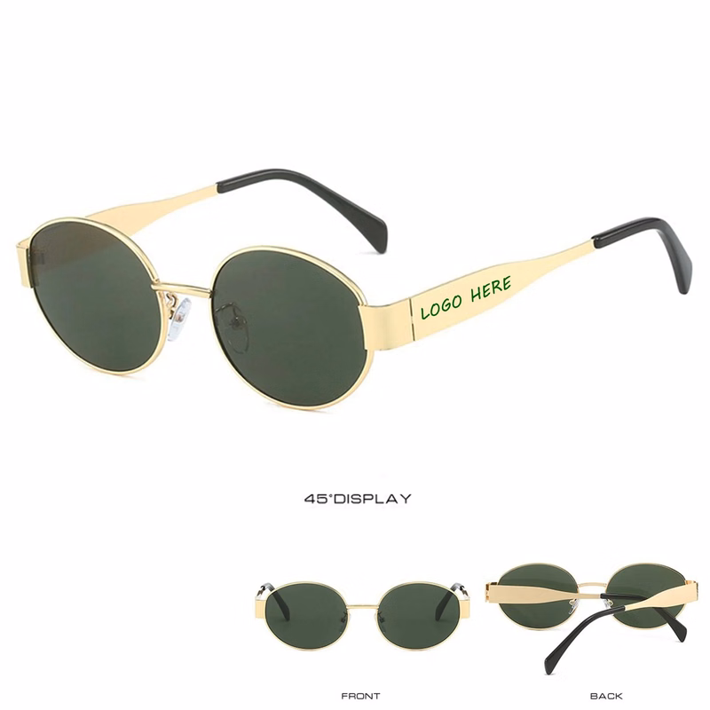 Retro Oval Sunglasses Trendy Sun Glasses