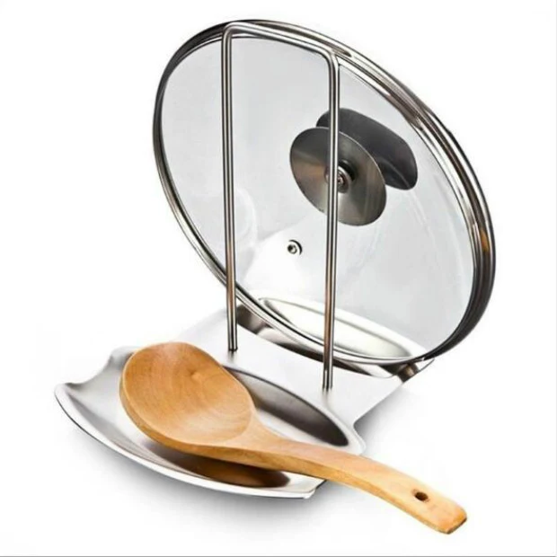 Lid and Spoon Rest Rack Kitchen Utensils 1