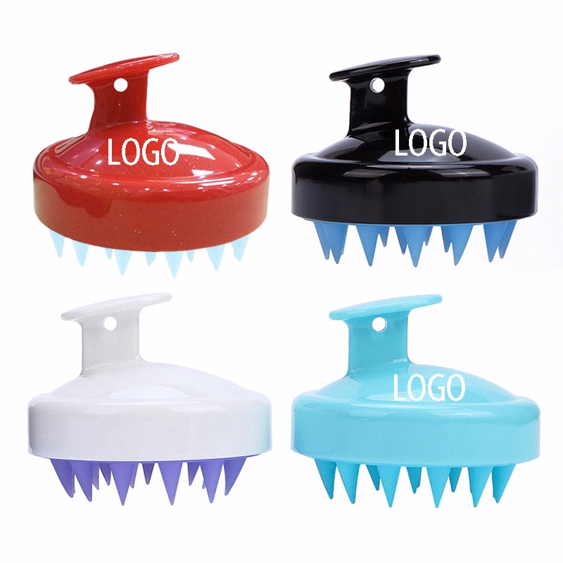 Hair Shampoo Brush w/ Soft Silicone Scalp Massager