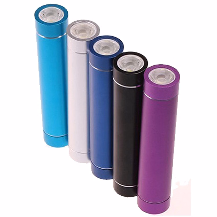 Glad 2000 mAh Aluminum Power Bank with LED Light