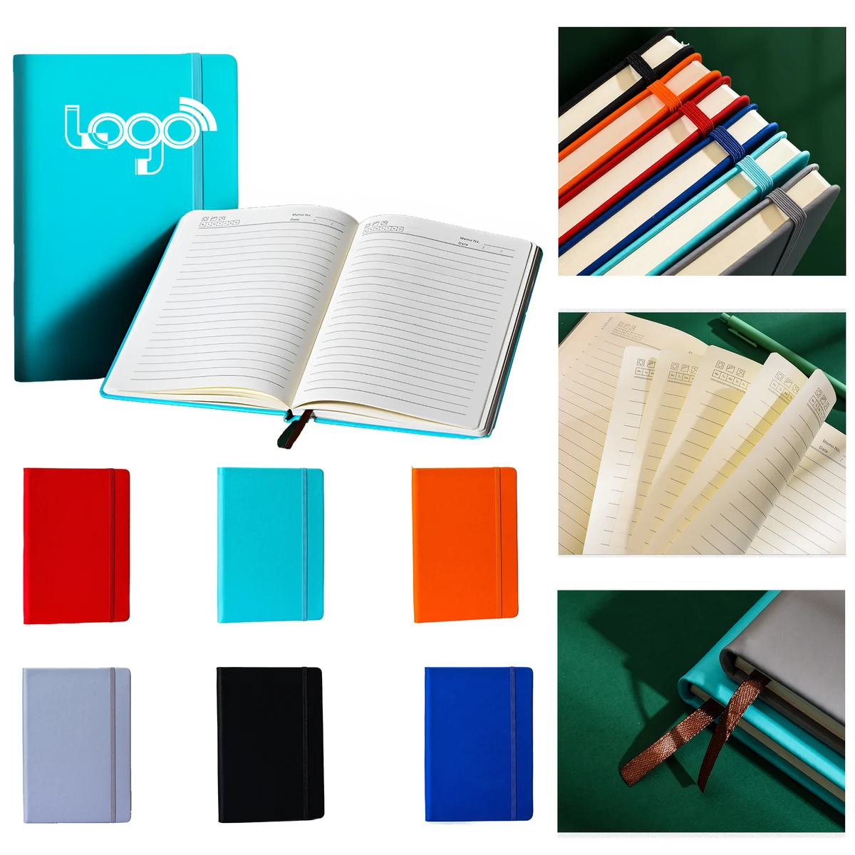 Customizable A5 Elastic Band Notebook 1