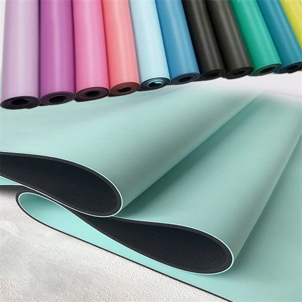 Pure Color PU Glossy Yoga Mat