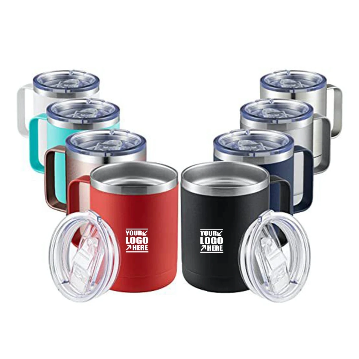 12OZ Insulated Stainless Steel Coffee Travel Mug 1