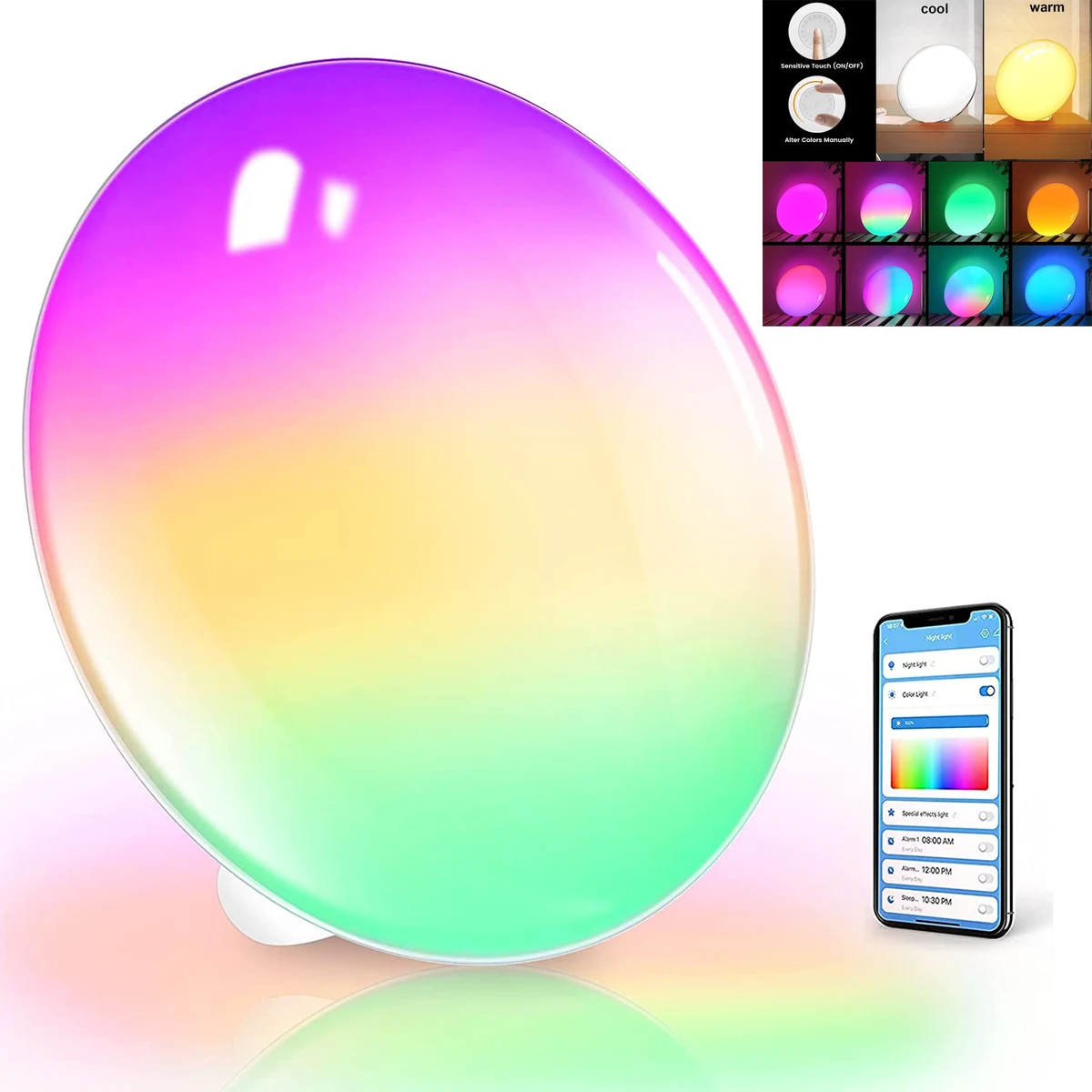 Smart Table Lamps with 26 M Colors 1
