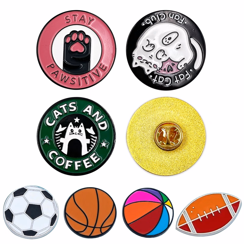 1.2 Inch Round Metal Badge MOQ100
