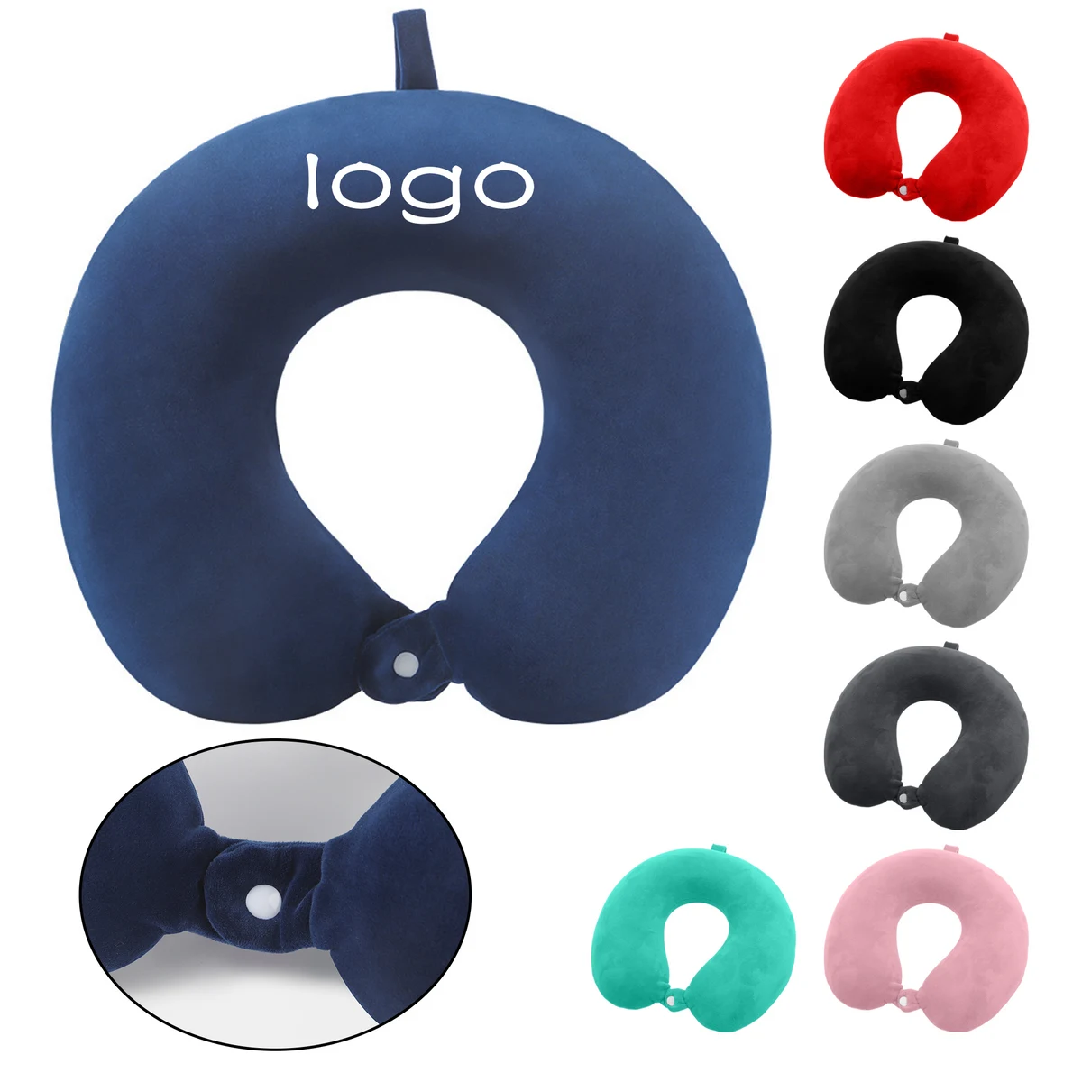 Soft U-Shaped Travel Neck Pillow 1