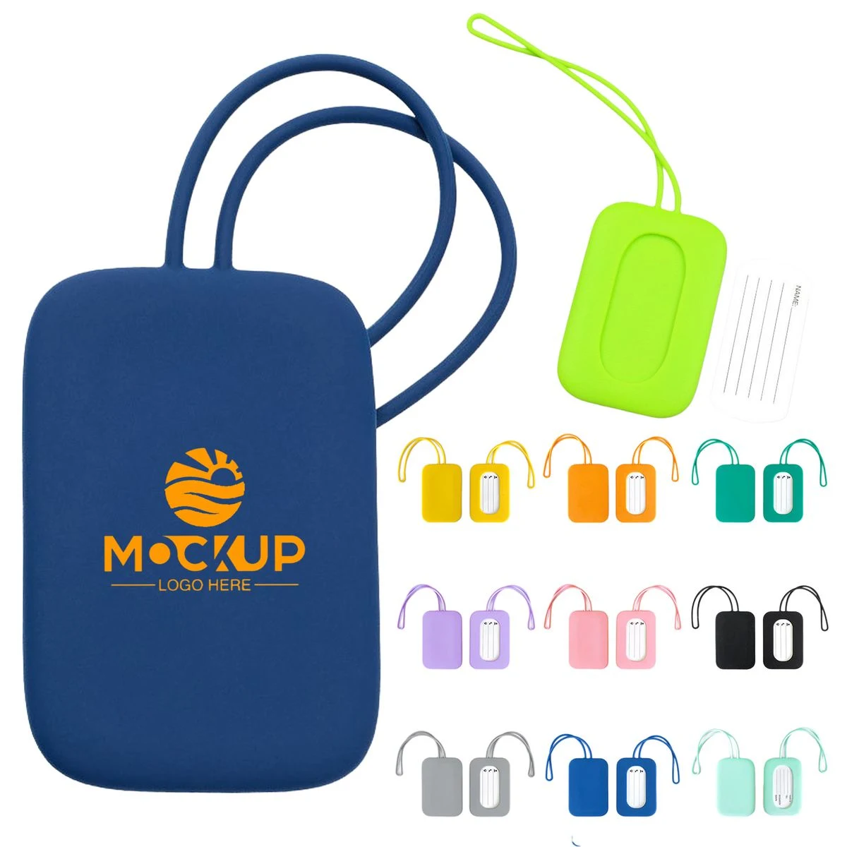 Suitcase Silicone Luggage Name Tag 1