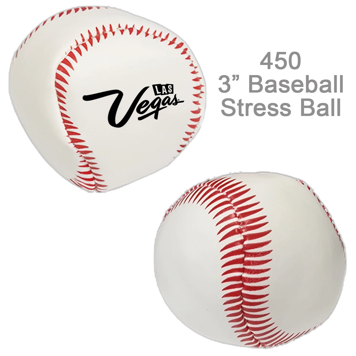 3" Baseball Soft Squeezable Stress Ball - Stress Reliever 1