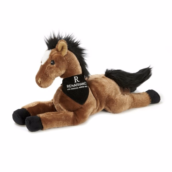 14" Laying Horse