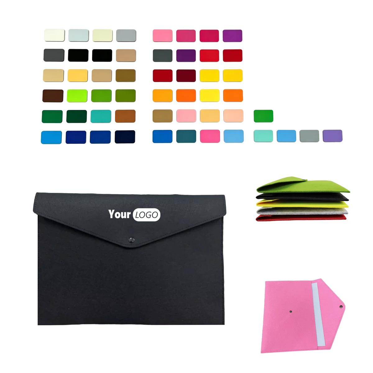 13 Inch Felt Document Tote 1