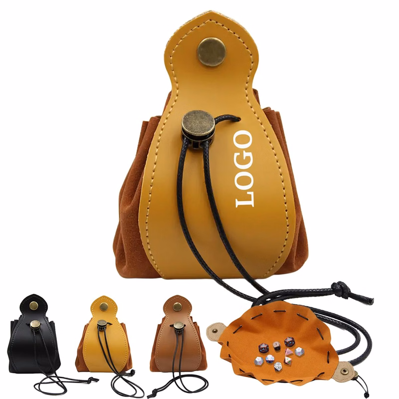 Leather Dice Storage Bag