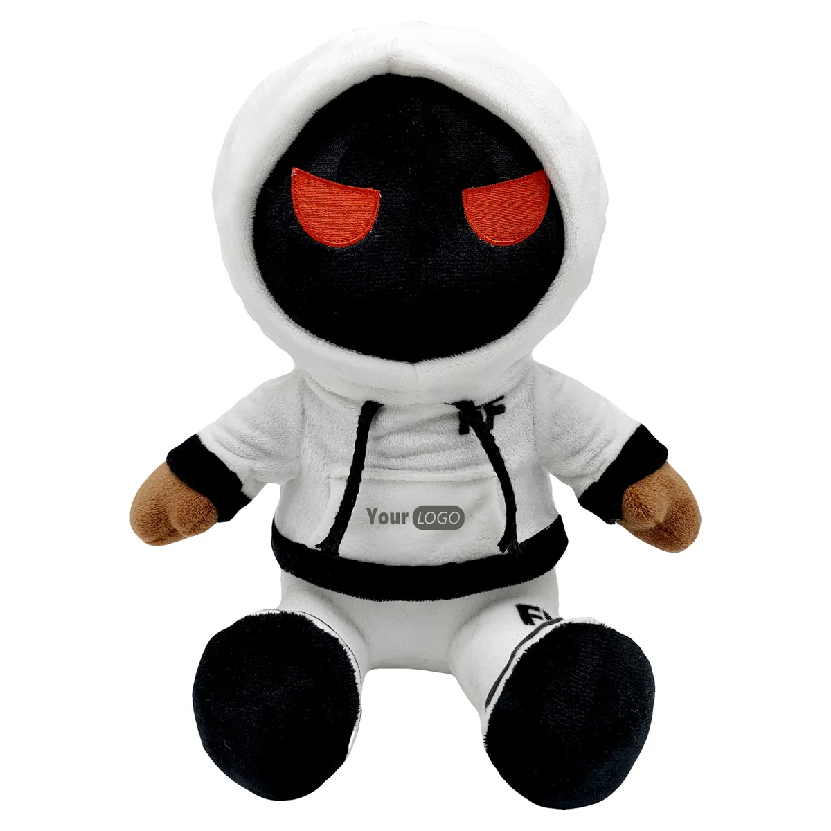 Cotton White sweatshirt plush doll 1